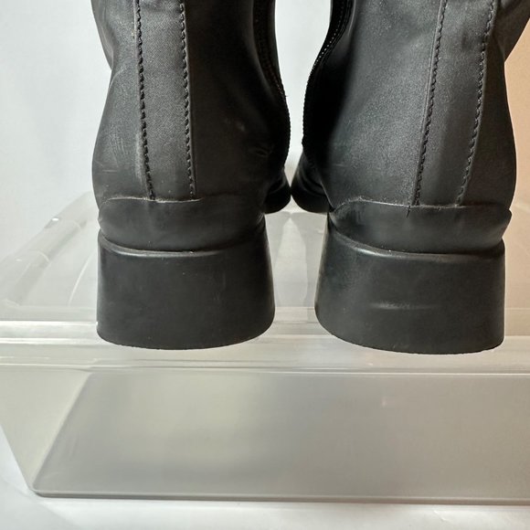 Etienne Aigner Black Winter Boots Foul Weather Water Resistant Full Zip Size 8 M - Picture 3 of 10